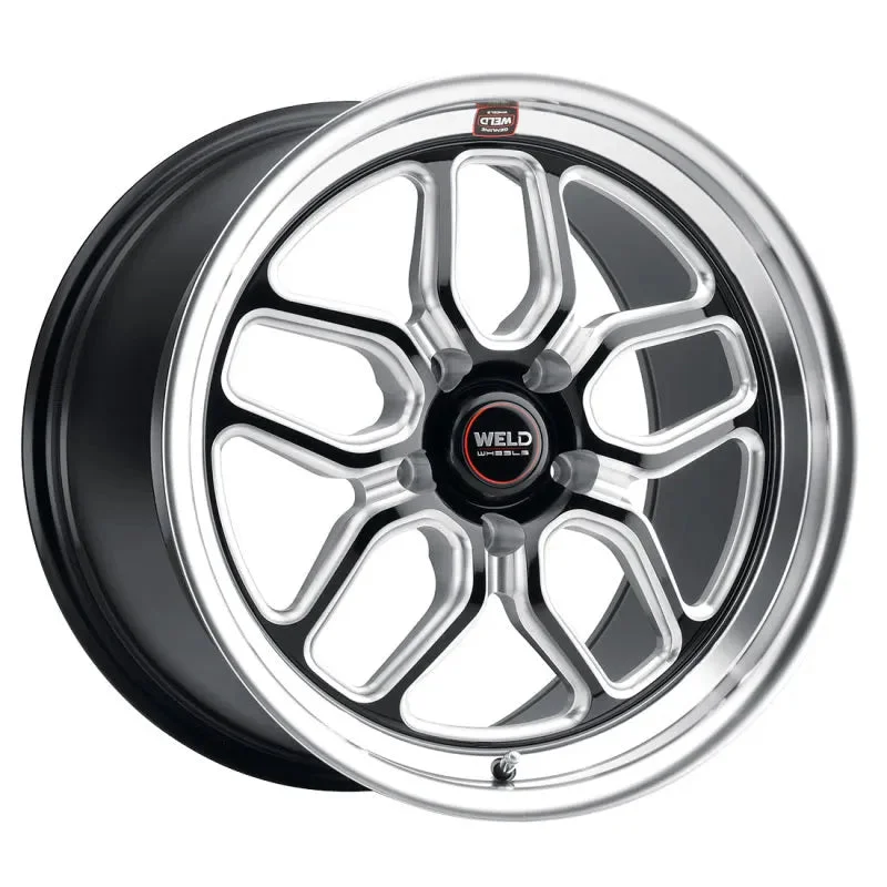Weld Laguna Drag / Gloss Black Milled | 17×10 | 5×115 | +30mm Offset