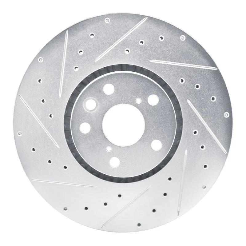 R1 Concepts Drilled & Slotted Brake Rotor (FRONT): Dodge Challenger / Charger 21-23 6.4L/6.2L