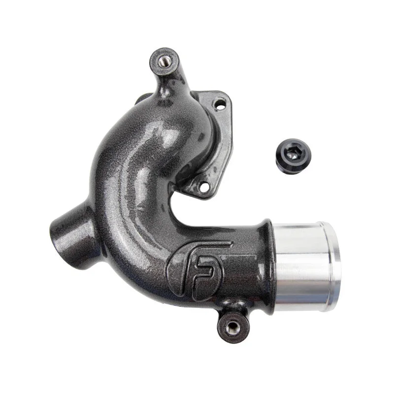 Wehrli WCFab X Fleece Thermostat Housing Gloss Black: Dodge Ram 2500/3500 1998-2018 5.9L/6.7L Diesel