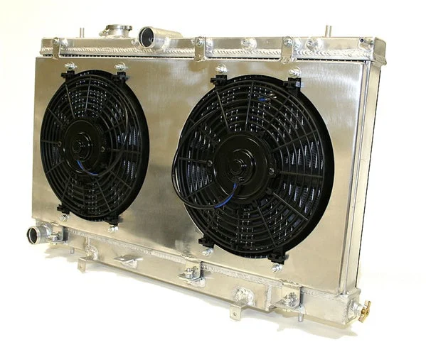 Yonaka Radiator WRX & WRX STi (02-07) Dual Core Aluminum w/ Fan Shroud