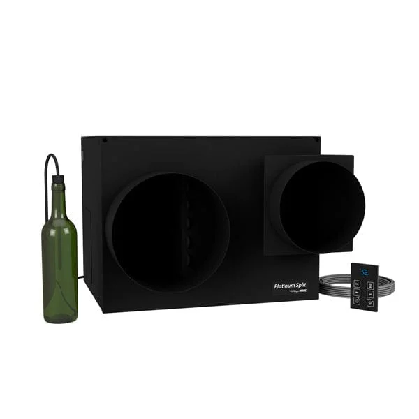 WhisperKOOL Platinum Split 8000 220V High‑Efficiency Ducted Wine Cellar Cooling System