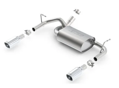 Borla 12-16 Jeep Wrangler 3.6L AT/MT 4WD Single Split Rr Exit Touring Exhaust (rear section only) – 11834