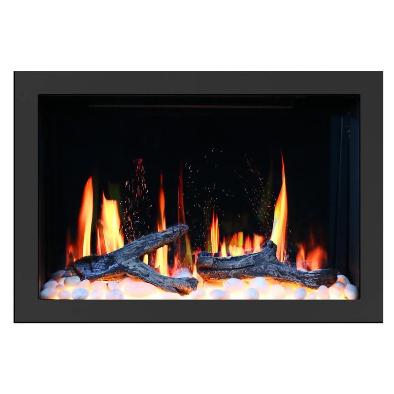 Litedeer Homes LiteStar 30″ Vent-Free Smart Electric Fireplace Insert ZEF38VC-30