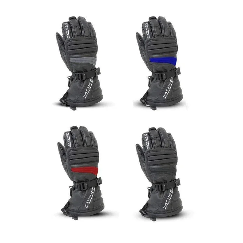 Katahdin Gear Torque Leather Snowmobile Winter Gloves – Pair