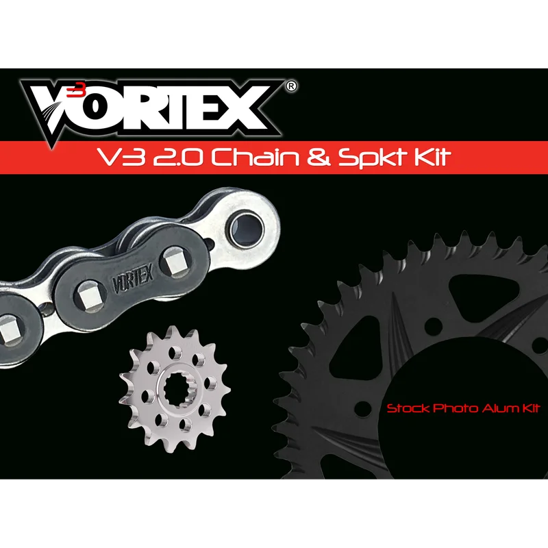 Vortex Black GFRA 520SX3-108 Chain and Sprocket Kit 15-45 Tooth – CK2228