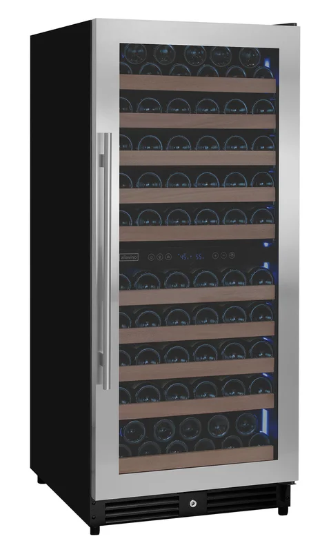 Allavino Reserva Series 119 Bottle 55″ Tall Dual Zone Right Hinge Stainless Steel Wine Refrigerator
