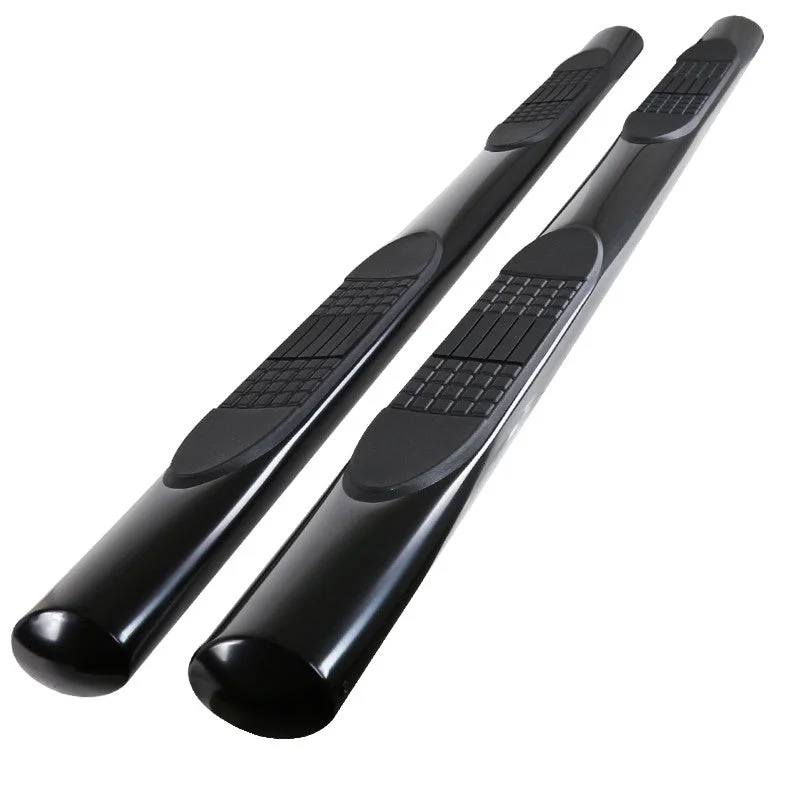 Spec D 4″ Black SS Side Step Nerf Bars (CREW CAB): Fits Ram 1500 2009-2018 / Ram 2500 3500 4500 5500 2010-2024