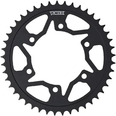 Vortex Steel Rear Sprocket Black 43T – 527S-43