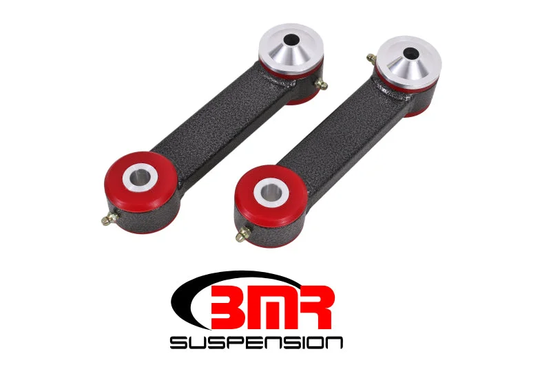 BMR 15-17 S550 Mustang Rear Lower Control Arms Vertical Link (Polyurethane) – Black Hammertone