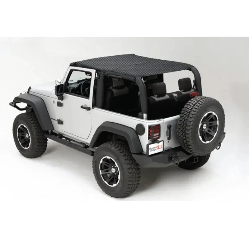 Rugged Ridge Mesh Island Top: Fits Most Jeep Wrangler Models (2007-2018)