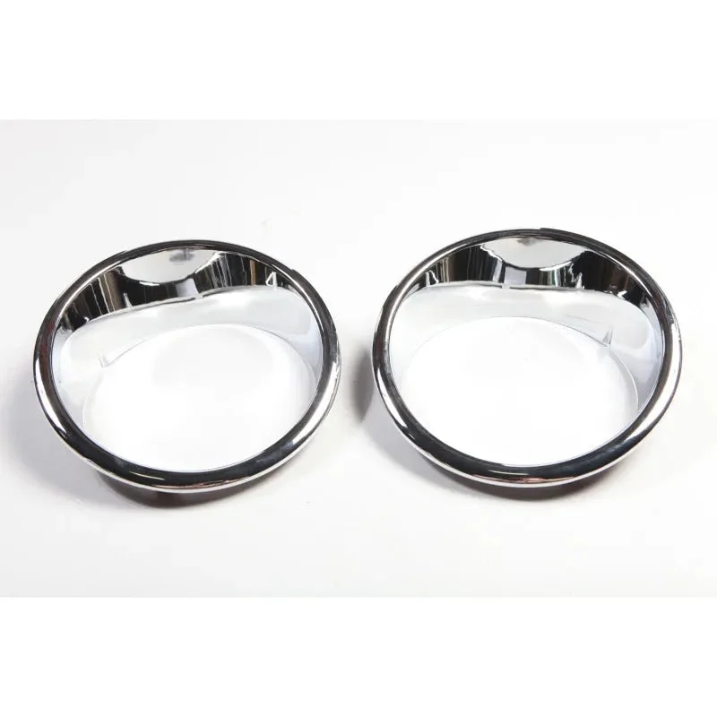 Rugged Ridge Chrome Headlight Bezels: Fits Most Jeep Wrangler Models (2007-2018)