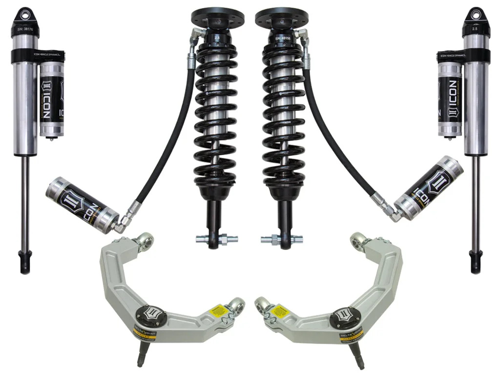 ICON 2015-20 Ford F150 4WD, 2-2.63″ Lift, Stage 4 Suspension System, Billet UCA