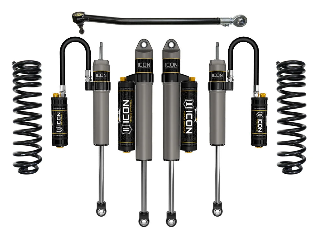 ICON 2023 Ford F-250/F-350 Super Duty 4WD Gas, 2.5″ Lift, Stage 4 Suspension System