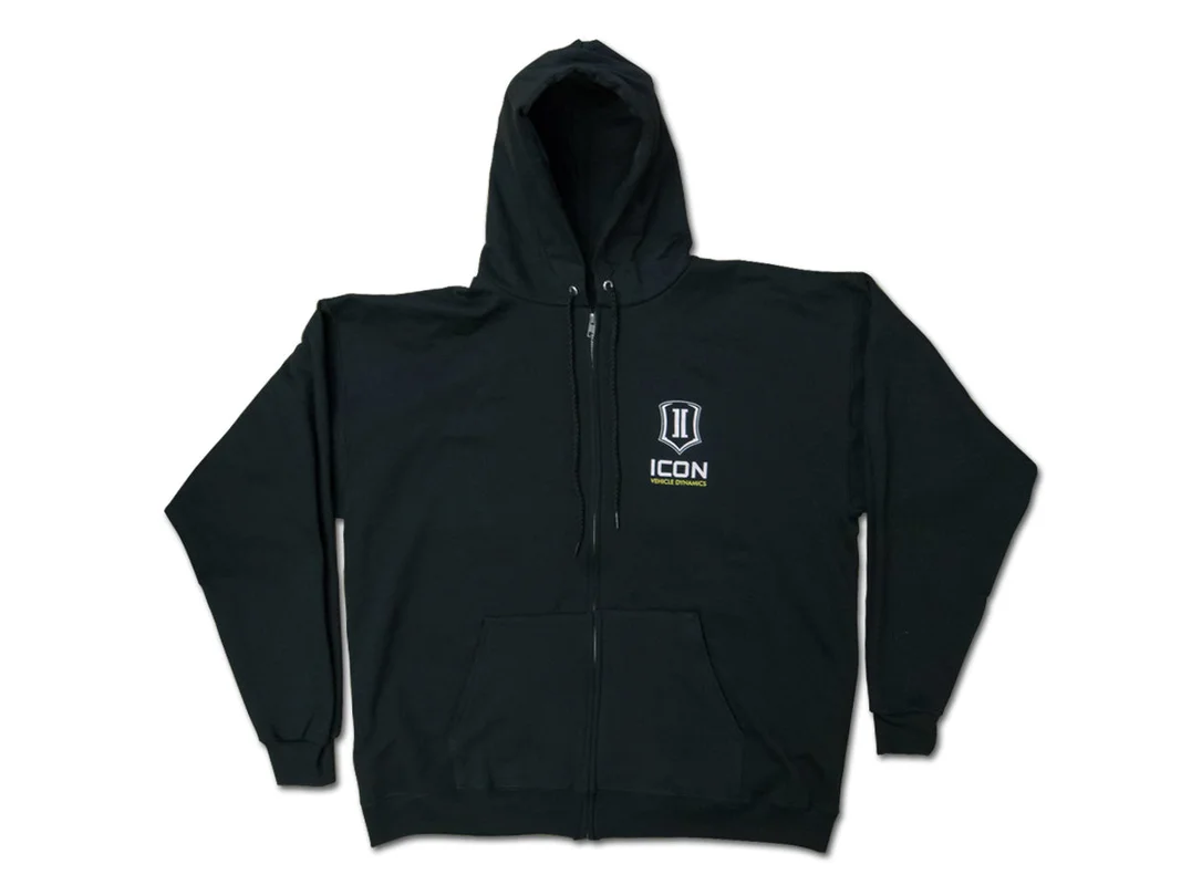 ICON Standard-Logo Hoodie – Black
