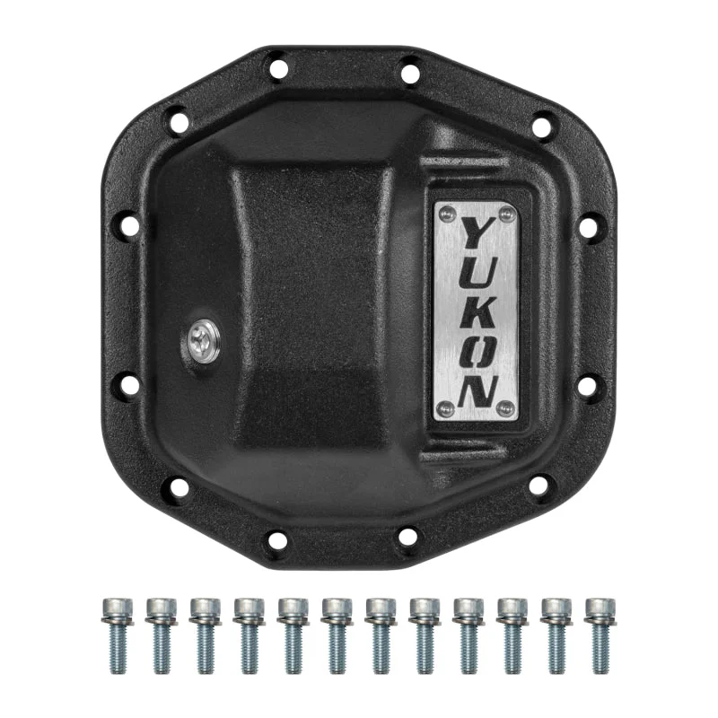 Yukon Gear & Axle Hardcore Nodular Iron Diff Cover (REAR): Jeep Wrangler 3.6L / 3.0L EcoDiesel 2018-2024
