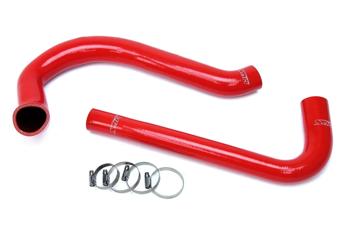 HPS Performance Silicone Radiator Hoses Jeep Wrangler YJ 2.5L (87-95) Red / Blue / Black