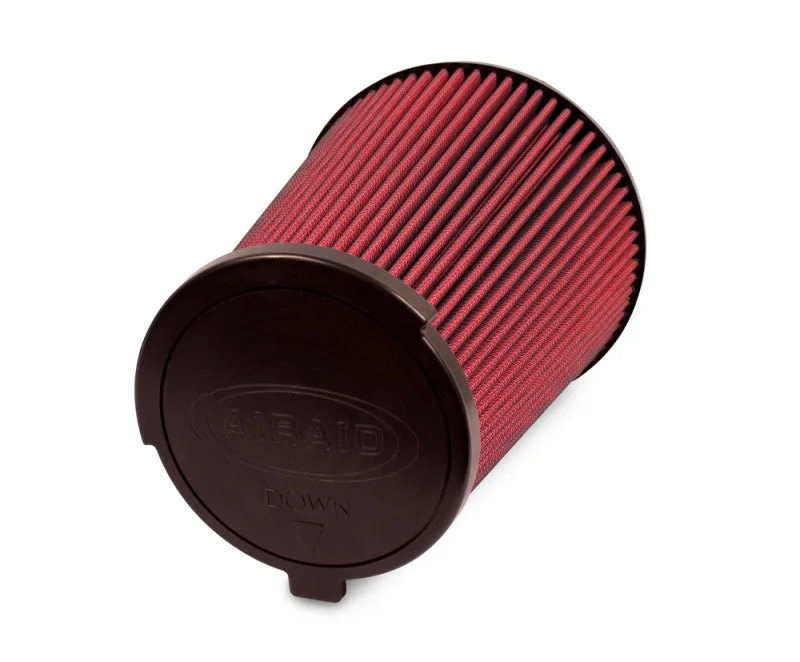 Airaid 10-14 Ford Mustang Shelby 5.4L Supercharged Direct Replacement Filter – Oiled / Red Media