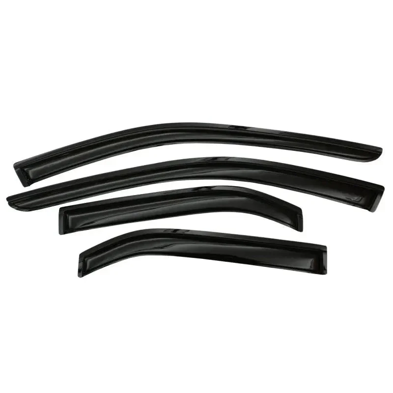 AVS Ventvisor Outside Mount Window Deflectors (4PC, Smoke): RAM 1500 Crew Cab 2019 – 2025