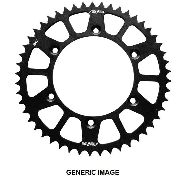 Works Triplestar Rear Aluminum Sprocket Black 51T for OFFROAD SUZUKI YZ450F 2005