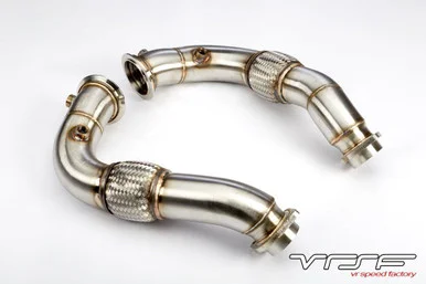 VRSF Ceramic Coated Catless Downpipes – 2 Bolt V8 N63 08-16 BMW 550i, 650i, 750Li, X5, X6 X5M & X6M