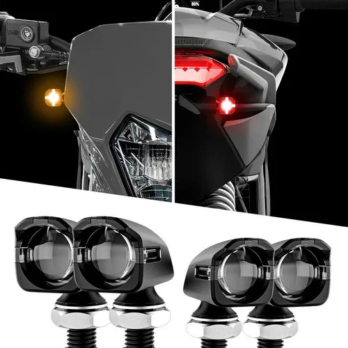 XK Glow Mini Turnz LED Complete Turn Signal KitXK Glow Mini Turnz LED Complete Turn Signal Kit Black/Amber/Red