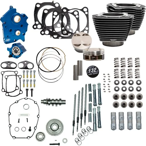 S&S 132″ Power Package with GearDrive Cams