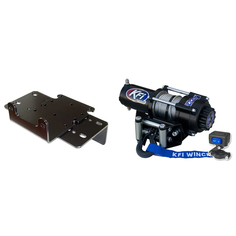 KFI Winch Kit For Kubota RTV900 / RTV1140 (w/1.25″ Front Reciever) 2004-2008