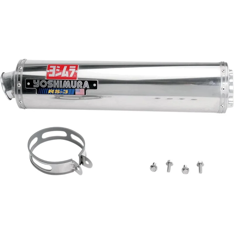 Yoshimura Street Exhaust Bolt-On RS-3 Stainless – 1108455