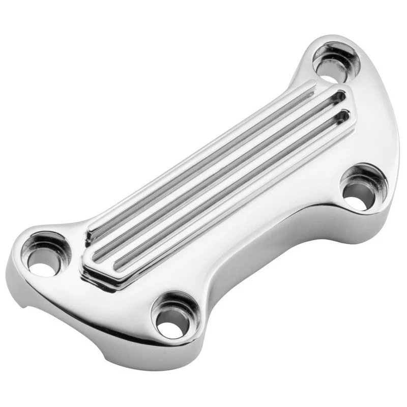 Bikers Choice Handlebar Top Clamp For – 241634 Finned Chrome
