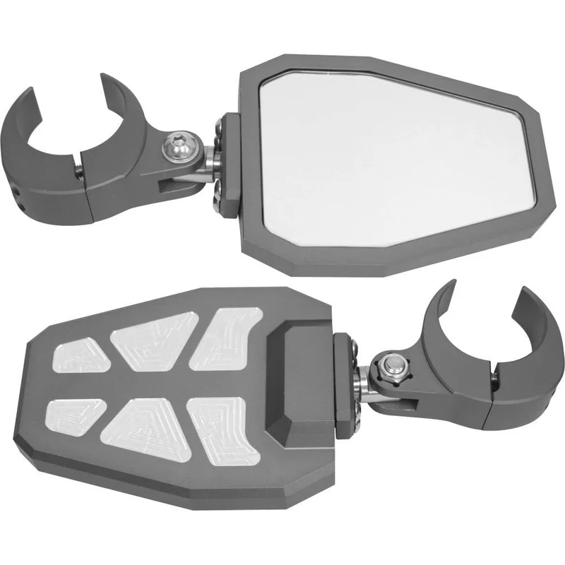 Modquad Bezel Side Mirror 1.875″ Grey SIDE-1.875-PG