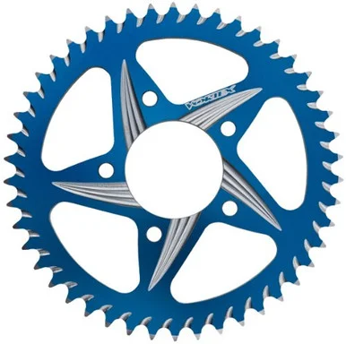 Vortex Cat5 Rear Aluminum Sprocket Blue 43T – 526AZB-43