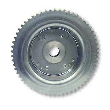 60 Tooth 35 Chain Sprocket 4-1/2″ Drum Riveted Mini-Hub 1″ Bore Machined OD