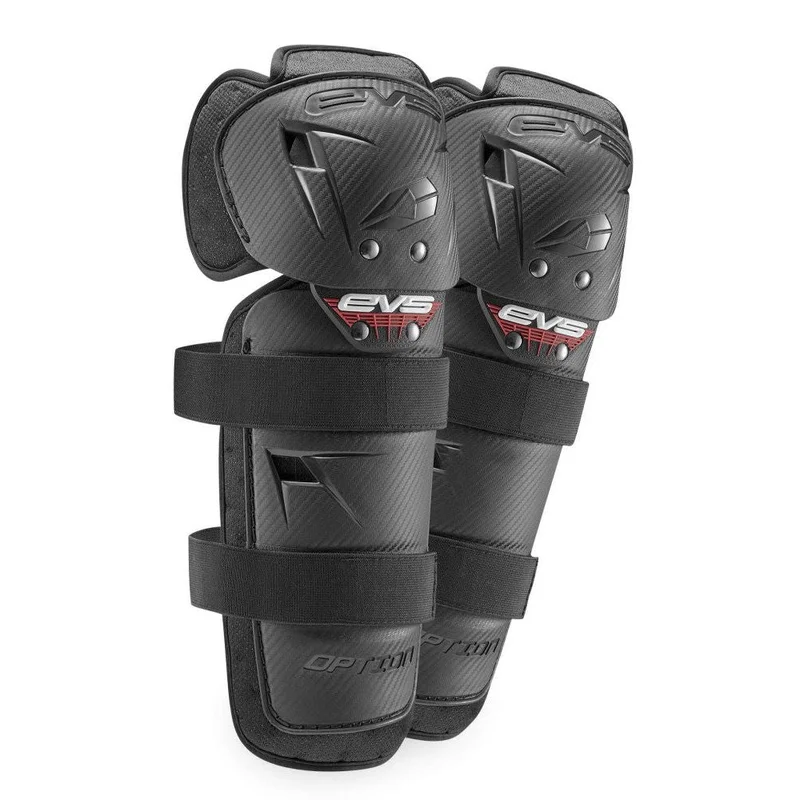 EVS Youth Option Knee/Shin Guards Black – OPTK16-BK-M