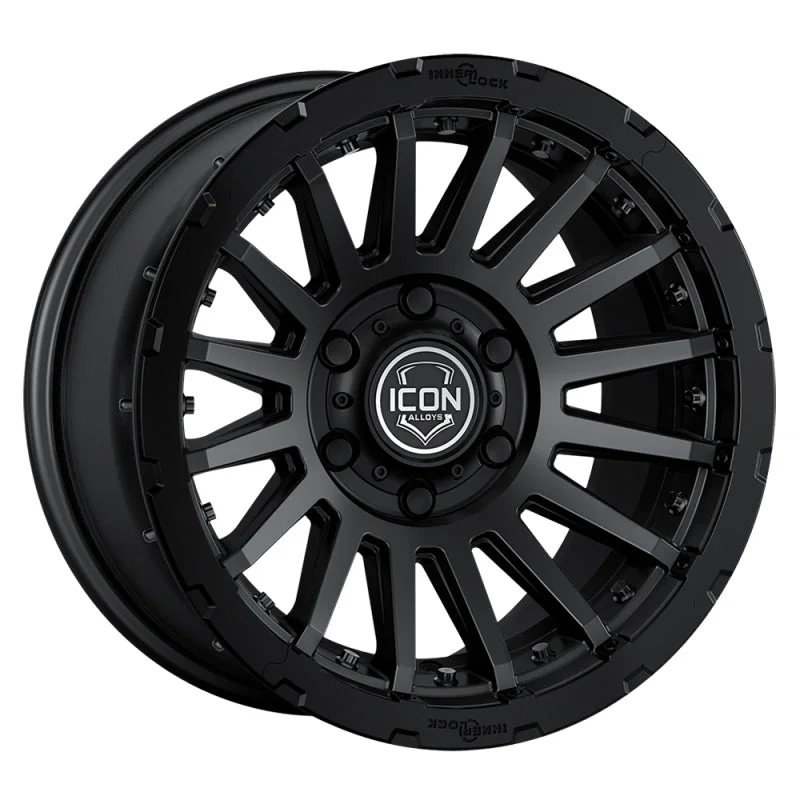 ICON Recon Pro 17×8.5 6 x 135 6mm Offset 5in BS 87.1mm Bore Satin Black Wheel
