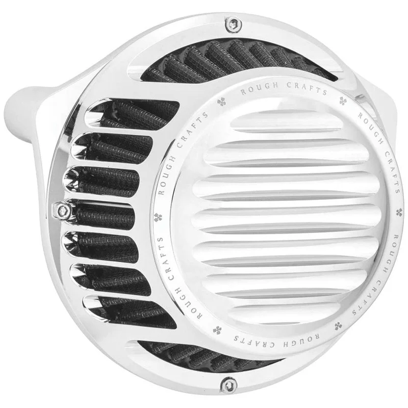 Rough Crafts Round Air Cleaner Chrome RC-600-014