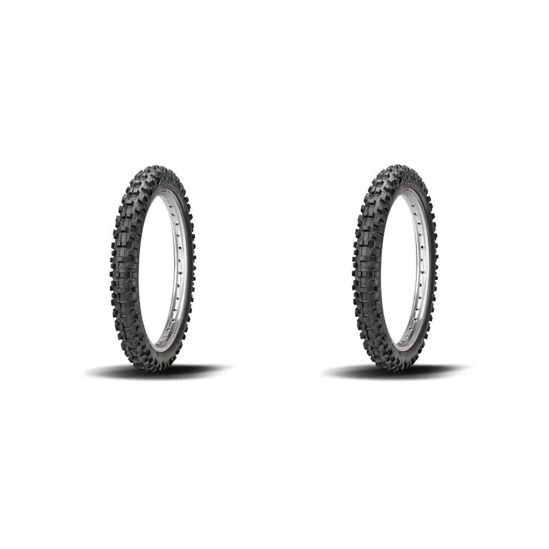 Pair of Maxxis Maxxcross SI M7311 Bias Dirt Bike Tires Front 2.50-10 (2)
