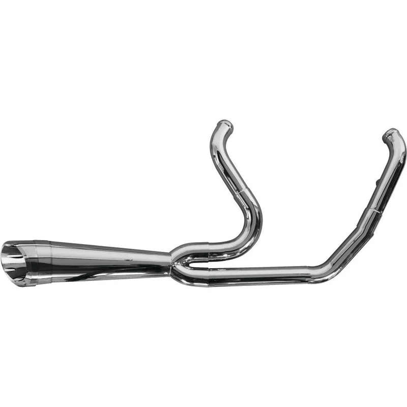 Two Brothers Racing 2-Into-1 Polished Turnout Racing Exhaust 005-5130199-P