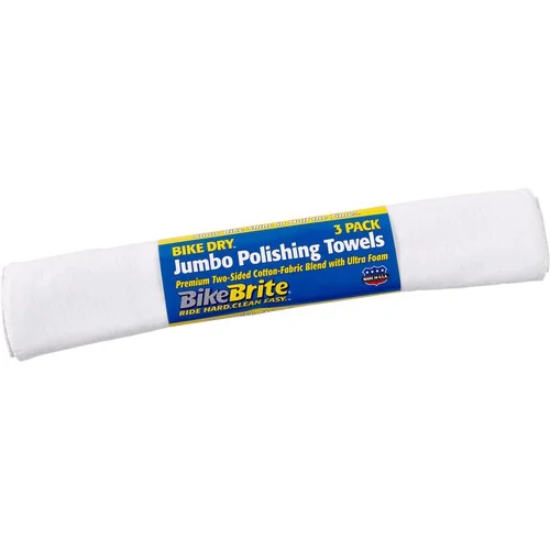 Bike Brite Jumbo Polishing TowelsBike Brite Jumbo Polishing Towels 3-Pack