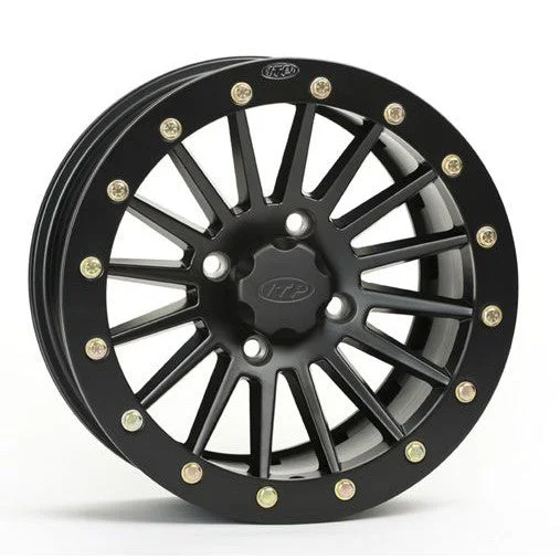 ITP SD Dual Beadlock Wheel Matte Black 14×7 4/115 5+2 with Black Ring
