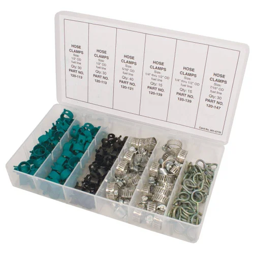 Hose Clamp Assortment / 160 Piece Kit