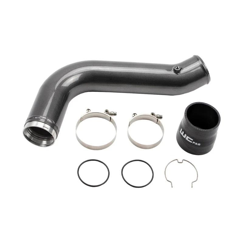 Wehrli 17-19 Chevrolet 6.6L L5P Duramax Passenger Side 3.5in Intercooler Pipe – Flat Black