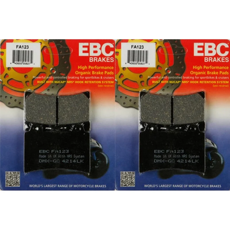 EBC Brake Pad Front Kit FA123 for Yamaha Royal Star Tour Deluxe 1300 1997-2001