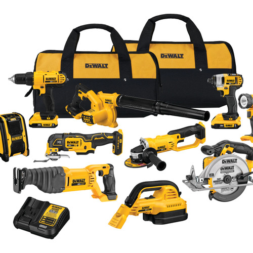 Dewalt DCK1020D2 20V MAX* Lithium-Ion 10-Tool Combo Kit