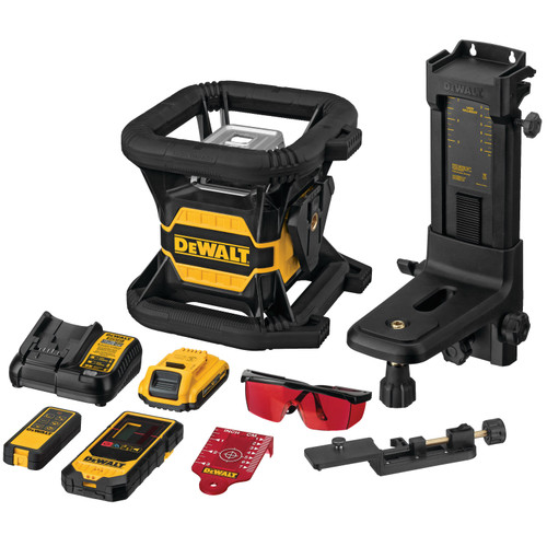 Dewalt DW080LRS Rotary Laser Level, 20V MAX*, Tool Connect™, Red Beam