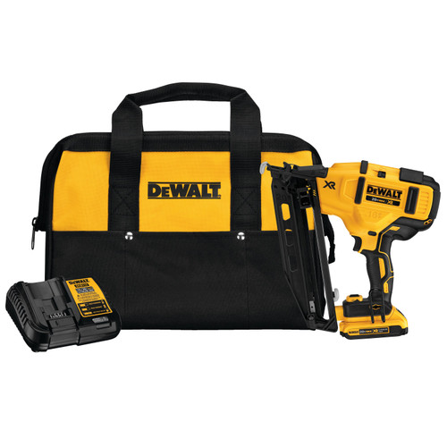 Dewalt DCN660D1 20V MAX* XR 16 Gauge Cordless Angled Finish Nailer Kit