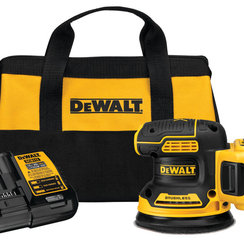 Dewalt DCW210P1 20V MAX* XR 5 in. Brushless Cordless Variable-Speed Random Orbital Sander Kit (5.0Ah Battery)