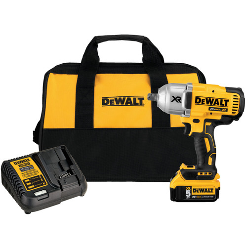 Dewalt DCF899P1 20V MAX* XR Brushless High Torque 1/2 in. Cordless Impact Wrench Kit with Detent Pin Anvil (5.0Ah)