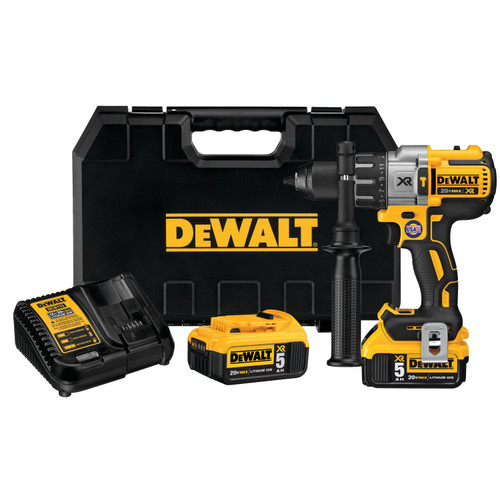 Dewalt DCD996P2 20V MAX* XR Brushless 3-Speed Hammerdrill Kit (5.0Ah)