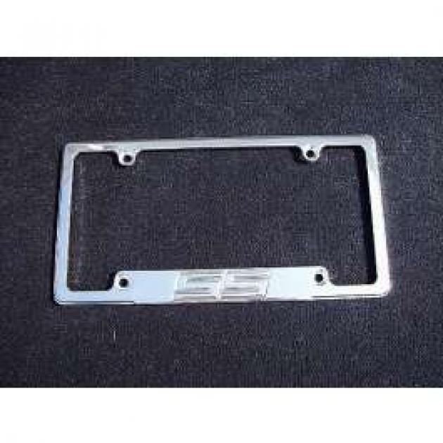 Camaro Polished Billet Camaro SS Logo License Plate Frame 2010-2013