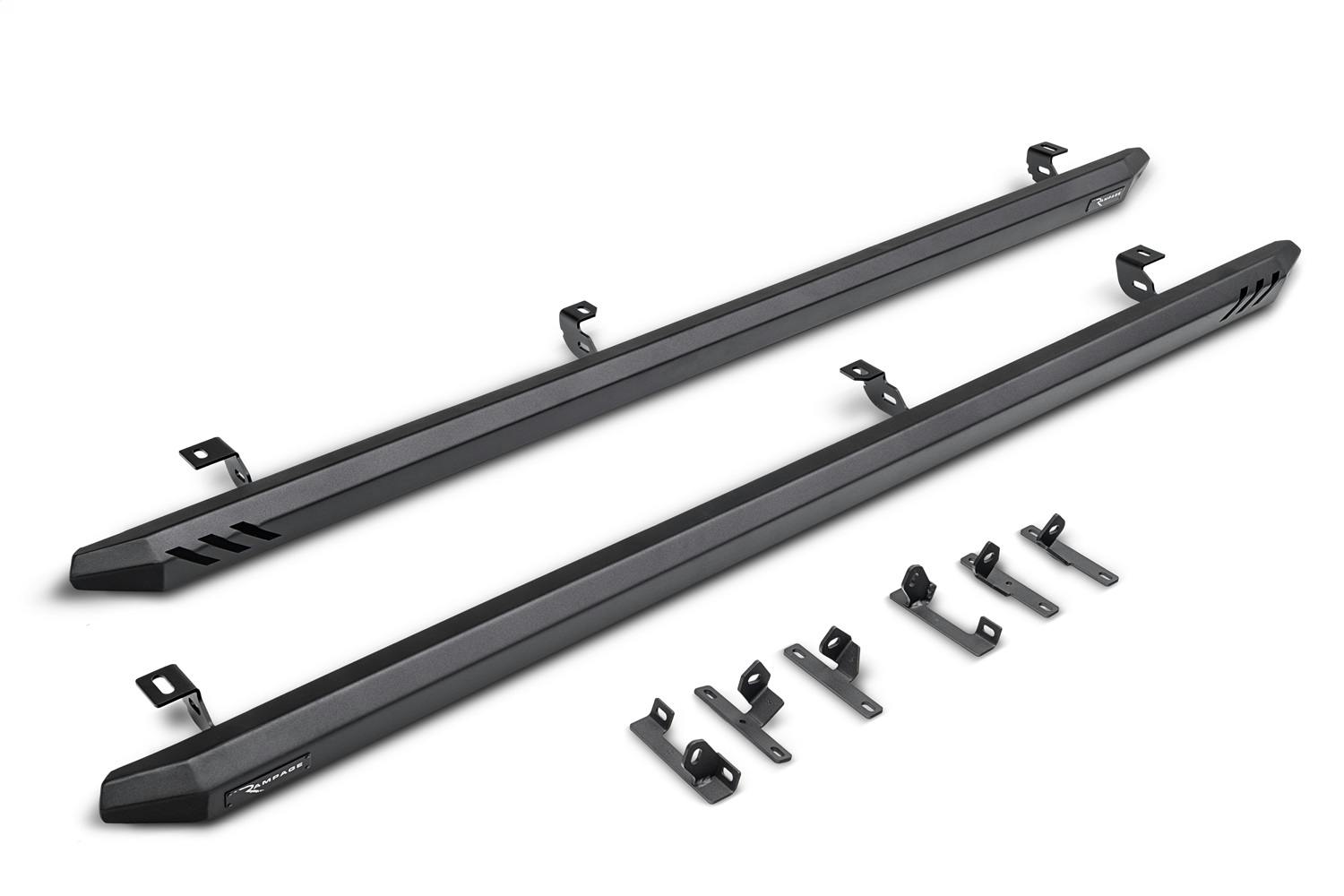 Rampage Products 26410035 Rock Rail Nerf Bar; Black